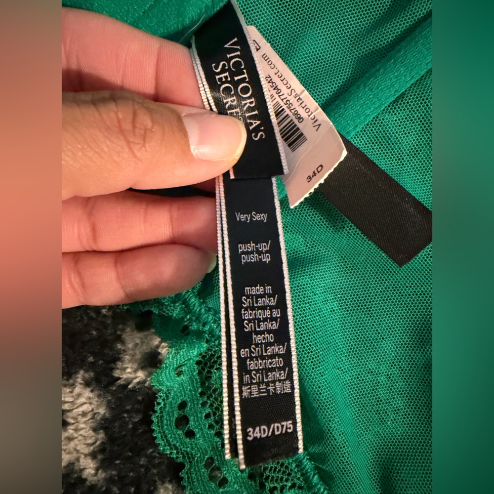 Lace Corset Top|Emerald Green VS Bustier|34D BNWT - Picture 3 of 5
